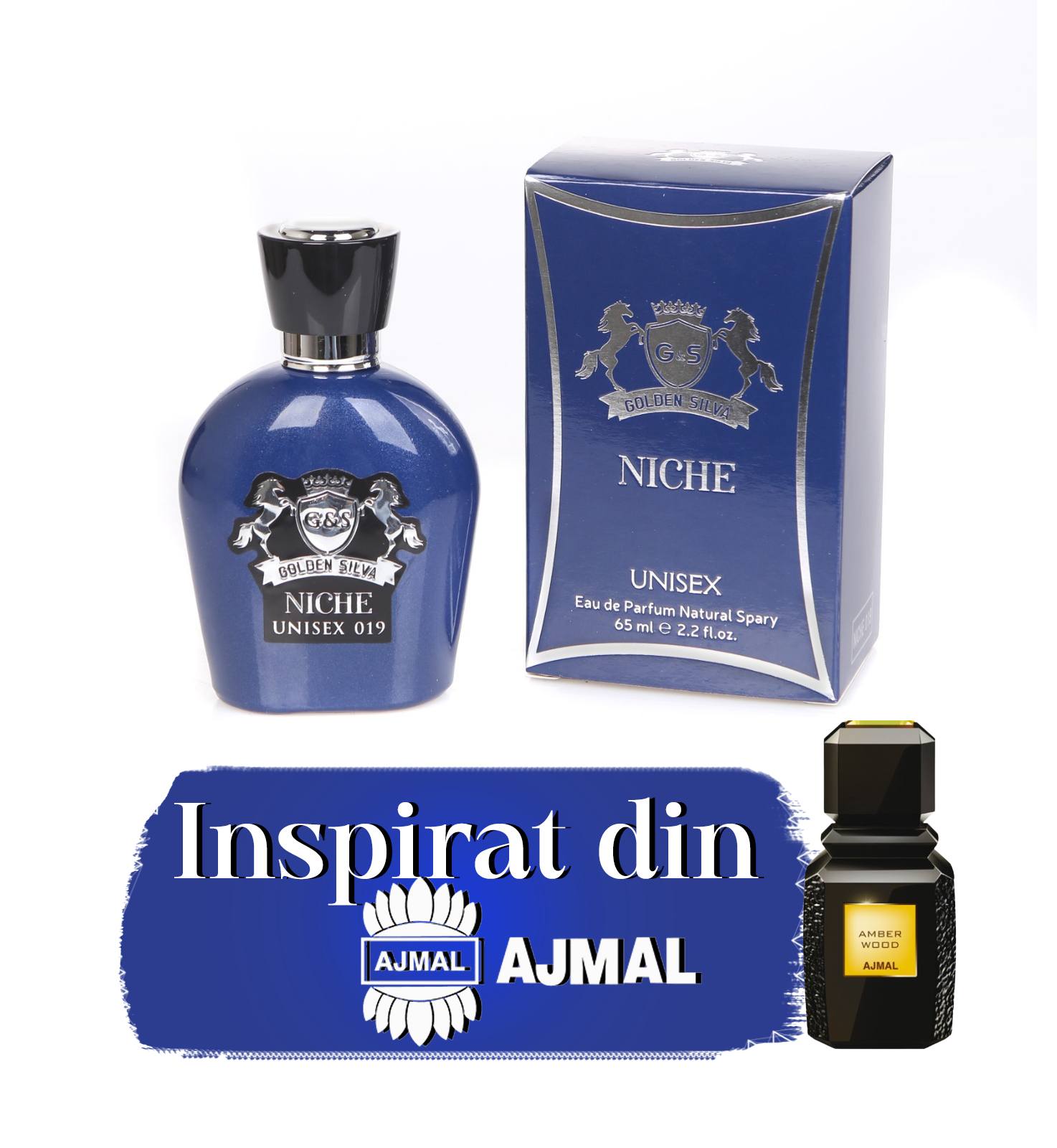Parfum inspirat de "Ajmal - Amber Wood" Niche 019 | 65 ml