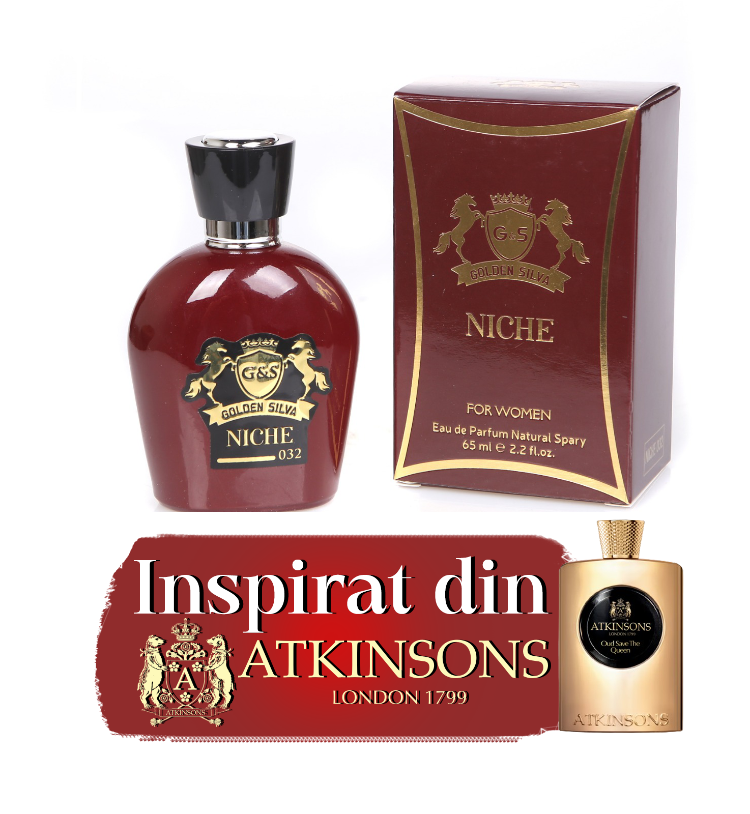 Parfum inspirat de "Atkinsons - Oud Save The Queen" Niche 032 | 65 ml