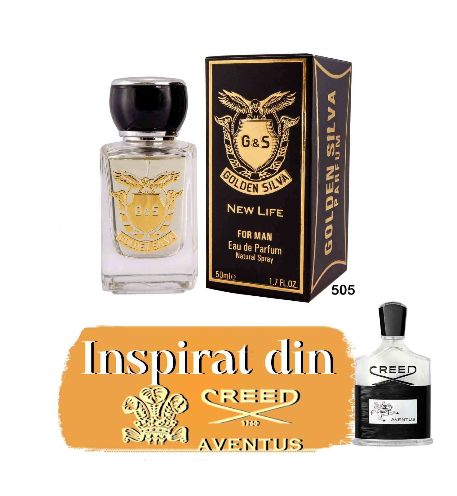 Parfum inspirat de "Creed - Aventus" M505 | 50 ml
