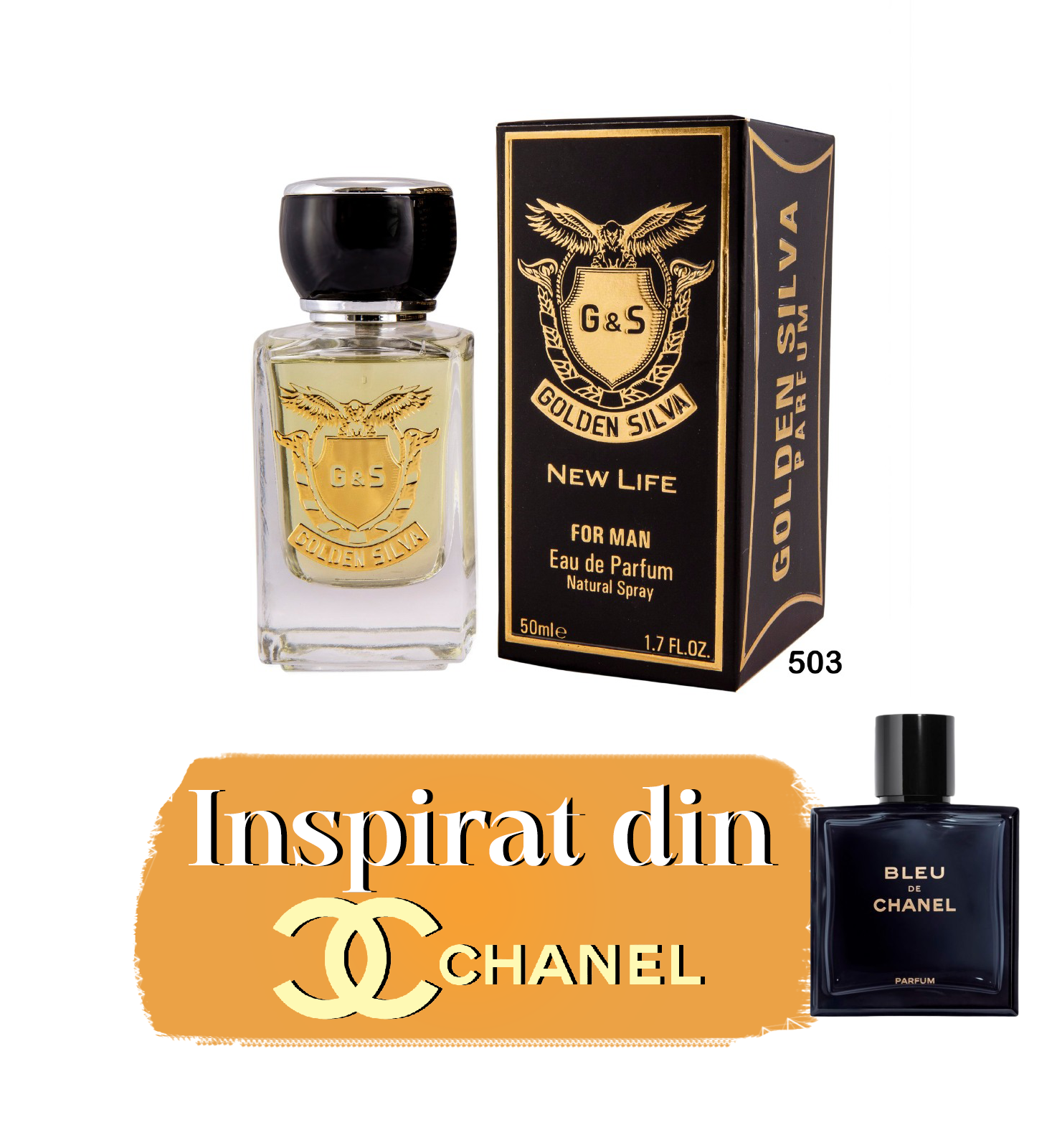 Parfum inspirat de "Chanel - Bleu" M503 | 50 ml