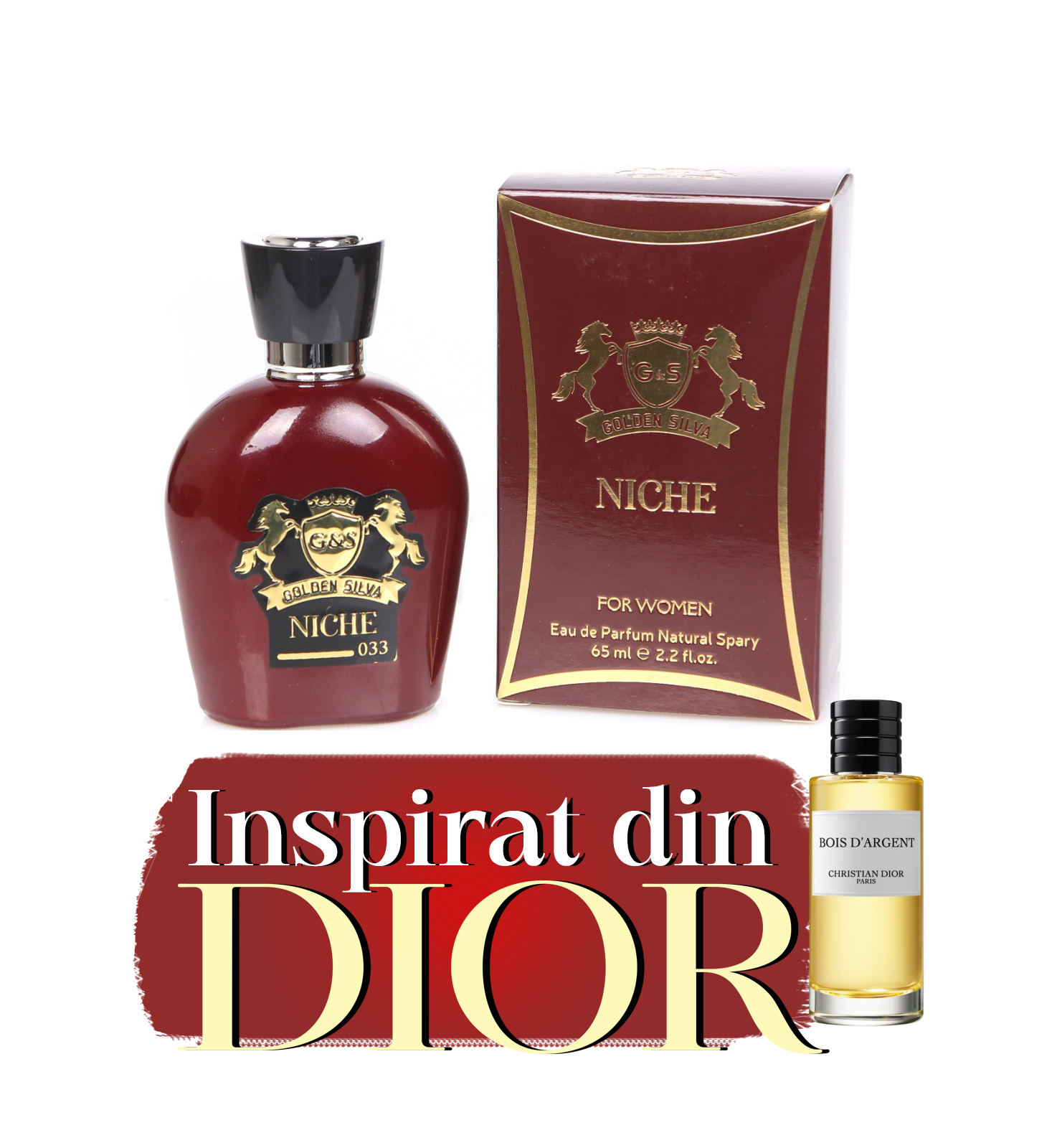 Parfum inspirat de "Dior - Bois d'Argent" Niche 033 | 65 ml