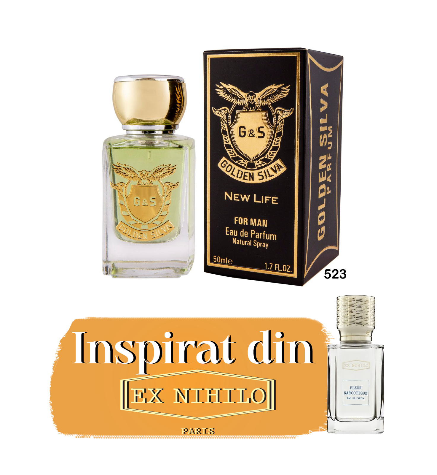 Parfum inspirat de "Ex Nihilo - Fleur Narcotique" M523 | 50ml